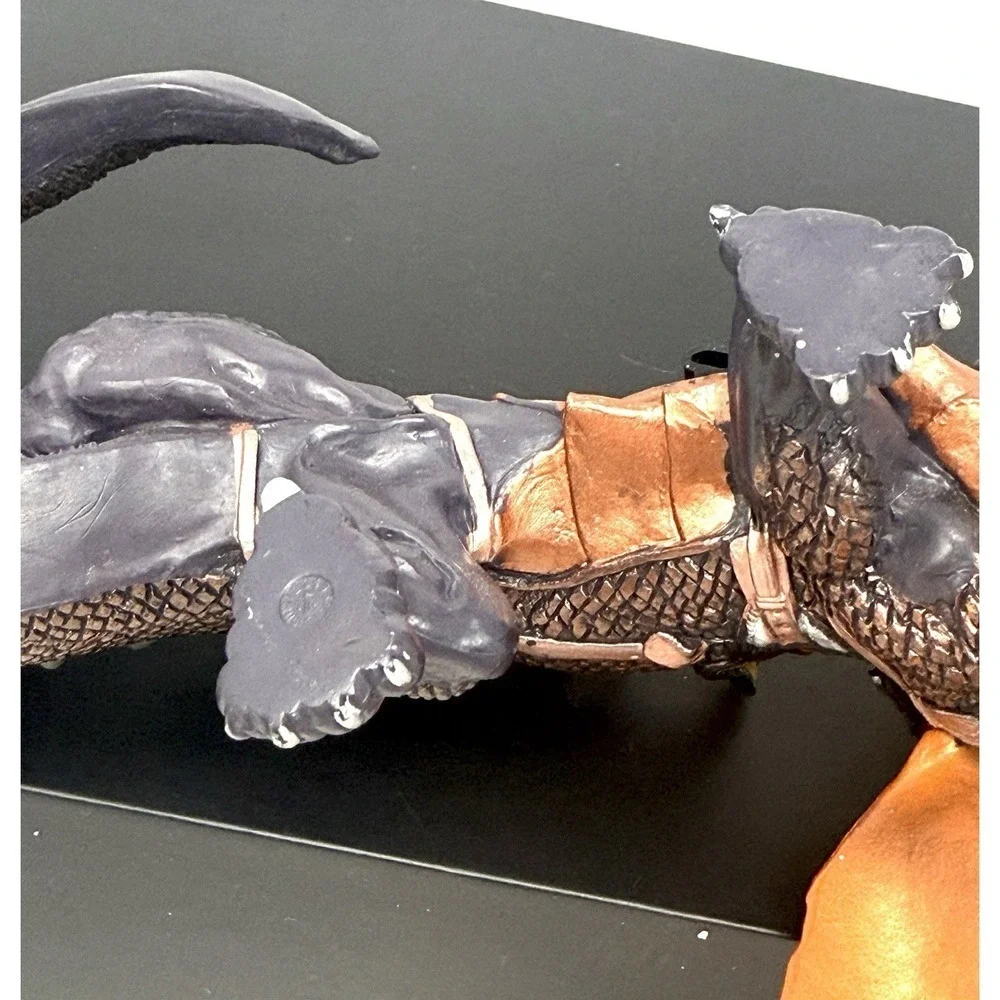 2007 PAPO Dragon of Darkness Fire Breathing Fantasy Figure Medieval Dragon Toy